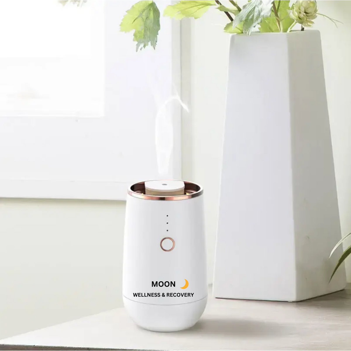 MOON Waterless Essential Oil Diffuser – Portable Aromatherapy